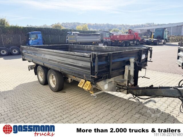 Three-way tipper trailer Obermaier OS2-TD105A, Rampenschacht, Verzinkt