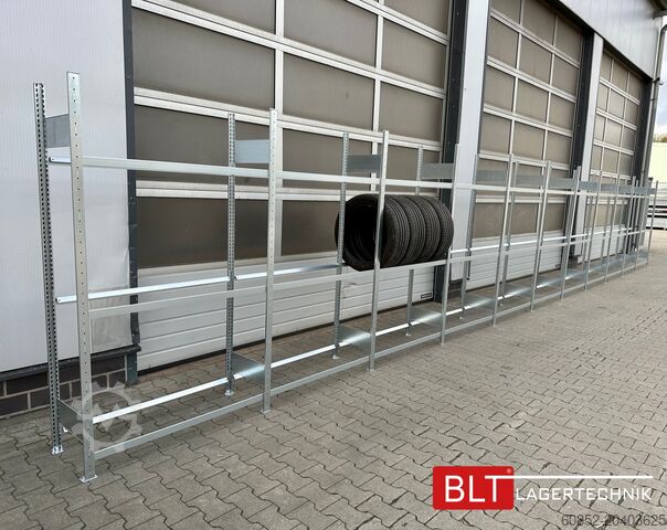 Bezosećajna polica ca. 34,56 lfm. Reifenregale META für bis zu 360 Reifen! Neuware
