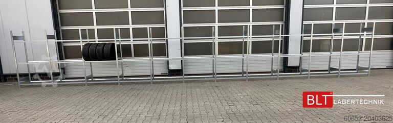 Bezosećajna polica ca. 34,56 lfm. Reifenregale META für bis zu 360 Reifen! Neuware