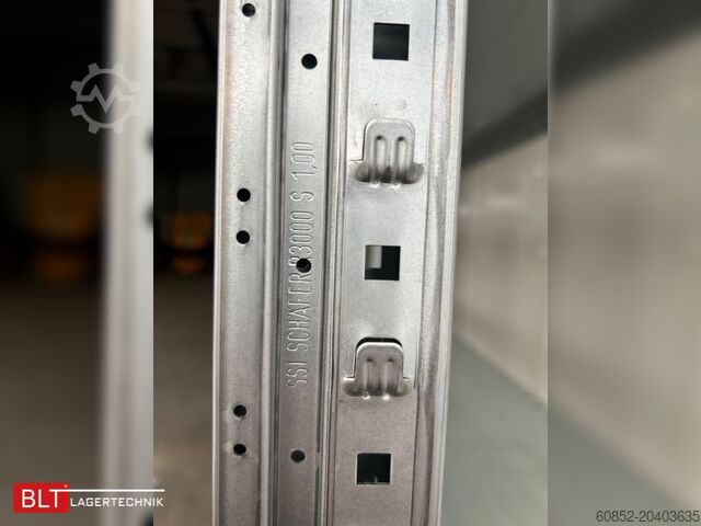 Polica za skladištenje, skladišna polica, skladište za sitne delove ca. 13 lfm Gebrauchtes SSI Schäfer R3000 Fachbodenregal Werkstattregale Handlager