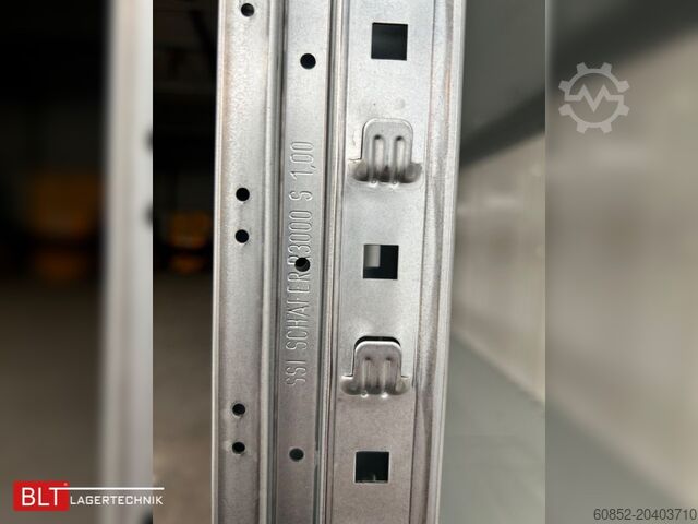 插入式货架 ca. 48 lfm Gebrauchtes SSI Schäfer R3000 Fachbodenregal Werkstattregale Handlager