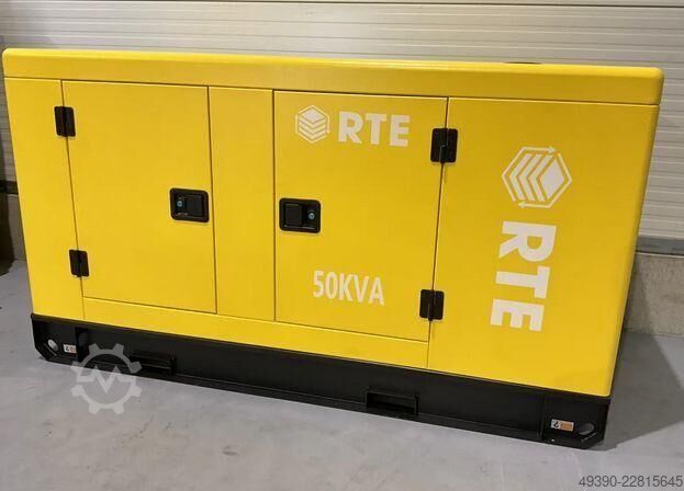 Nuevo grupo electrógeno diésel, generador de corriente, generador de emergencia, generador eléctrico RTE - baugleich DAEWOO 50kVA - baugleich DAGFS 50