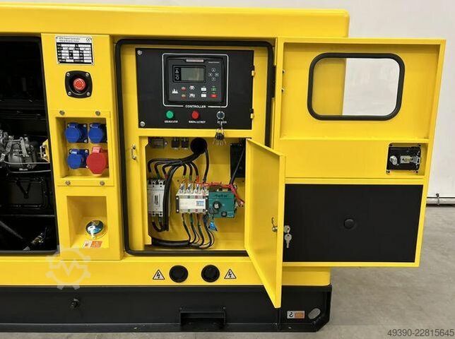 Nuevo grupo electrógeno diésel, generador de corriente, generador de emergencia, generador eléctrico RTE - baugleich DAEWOO 50kVA - baugleich DAGFS 50