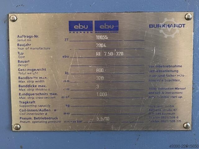  EBU RE 7.50-320 + BSH 3-320