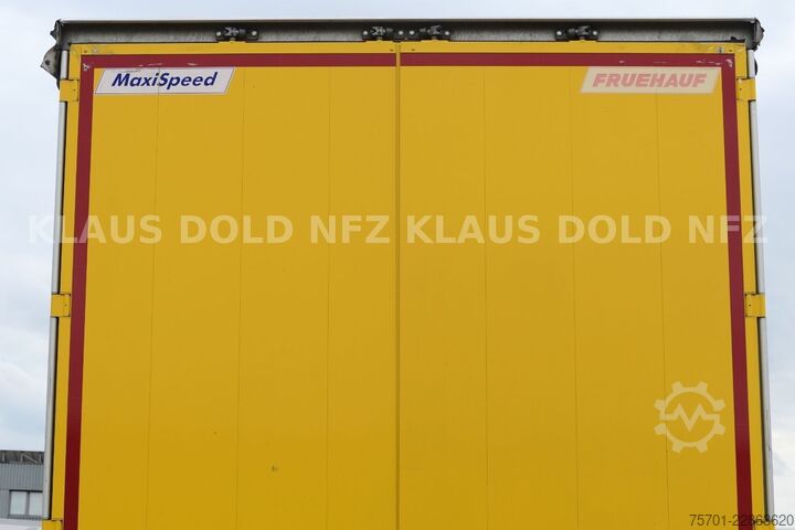 Atvērta puspiekabe ar tentu FRUEHAUF Pritsche Plane SAF Achsen Liftachse
