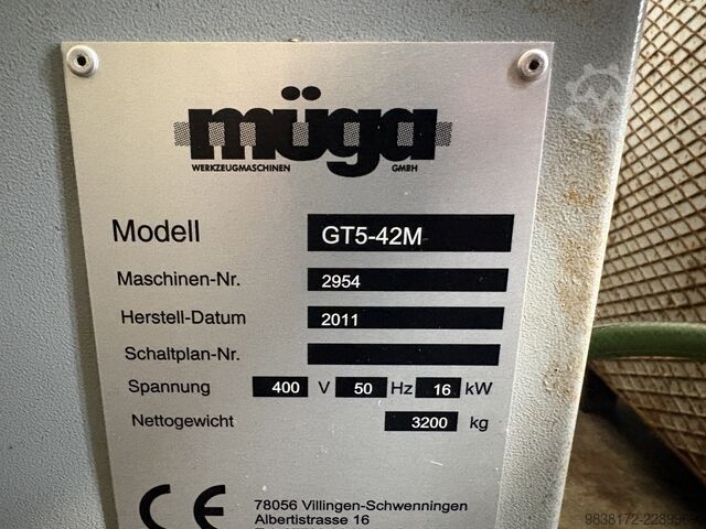 CNC stružnica MÜGA GT 542 M
