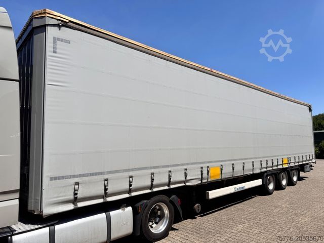 Semirremolque abierto con toldo KRONE SD Curtainsider MEGA Jumbo XL Zert Getränke etc