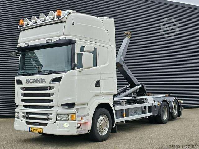 Scania R580 V8 6x2 HOOKLIFT / RETARDER / LIFT STEERING AX