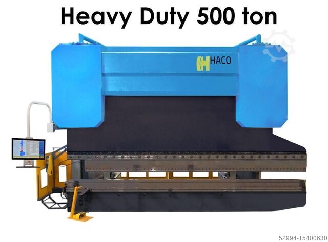 Hydraulic press brakes Haco ERM 500 ton x 4100 mm CNC heavy duty