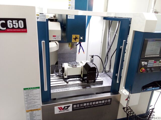 CNC 5 axis simultaneous milling machine Wojie VMC 650, 5 axis