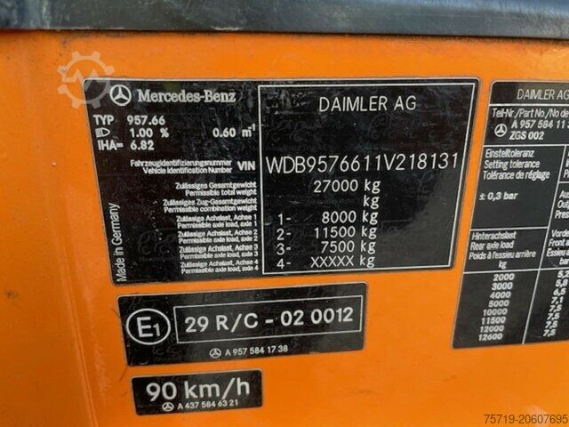 Camión de la basura Mercedes-Benz 2629 6x2 Econic Schörling