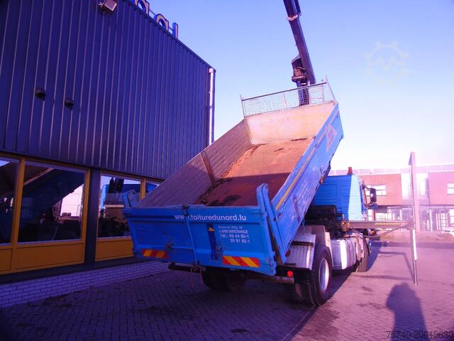 Crane truck Volvo FM 9.340 + HIAB 122 E4 + TIPPER + MANUAL