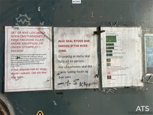 Máquina de construcción Durmazlar ys3016 saks til stålplater