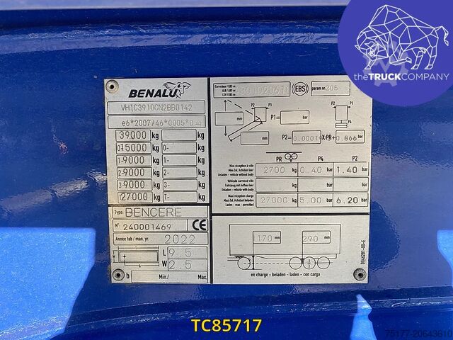 Volquete Benalu BULKLINER