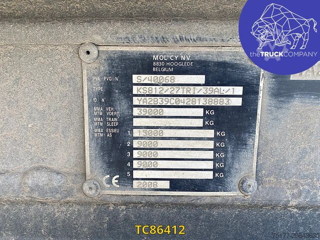 Volquete MOL 32m3 geïsoleerd