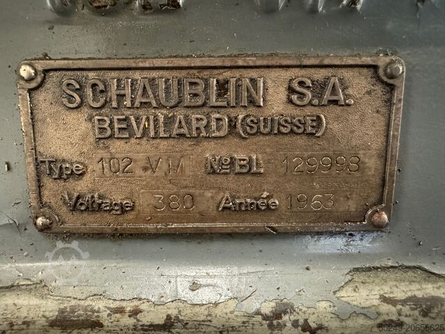 Centro tekinimo staklės Schaublin 102 VM