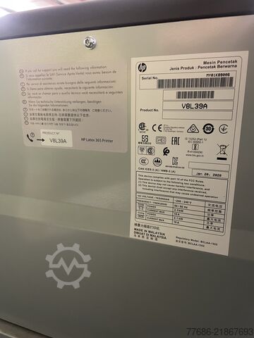 Digital trykkmaskin HP Latex 365 Printer