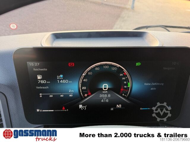 Șasiu de camion Mercedes-Benz Arocs 2553 L 6x2, Lenk-/Liftachse, Navi,