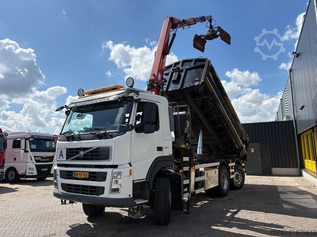 Žeriavové vozidlo Volvo FM 330 EEV + 6x4 + HMF 1244 + EURO 5 + 3 SIDE T...
