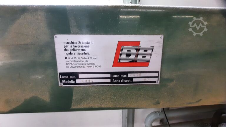 CNC saw for cutting foam DB 2447