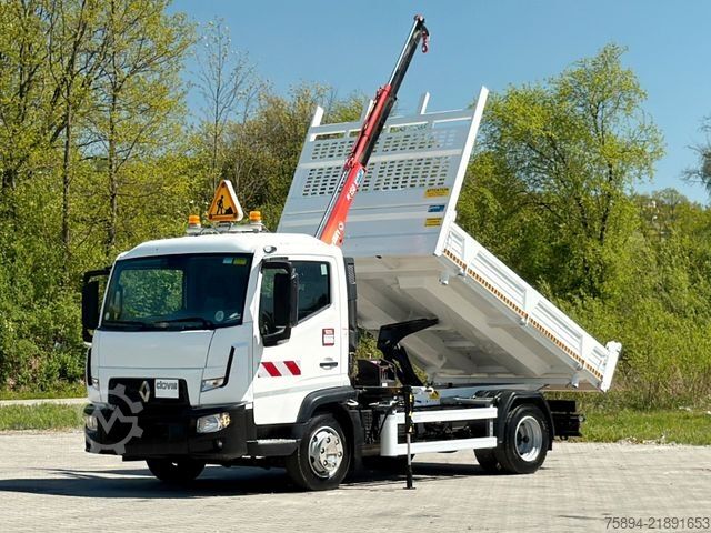 Dizalica na kamionu RENAULT D 7.5 *TIPPER 3,25m *MAXILIFT 150 D.2 * TOP!