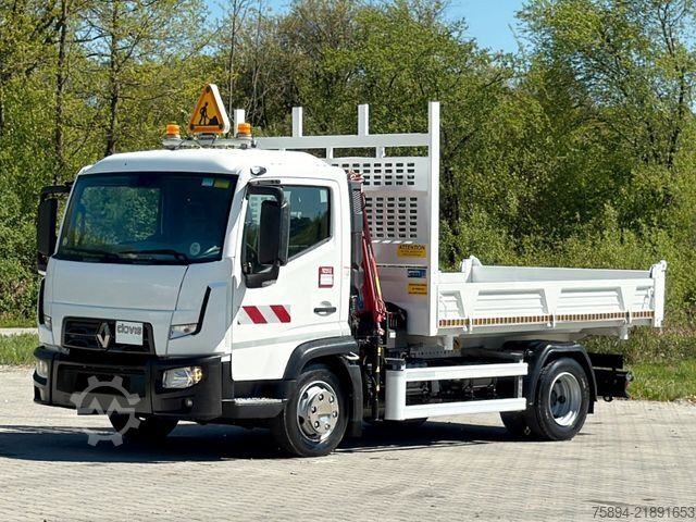 Dizalica na kamionu RENAULT D 7.5 *TIPPER 3,25m *MAXILIFT 150 D.2 * TOP!