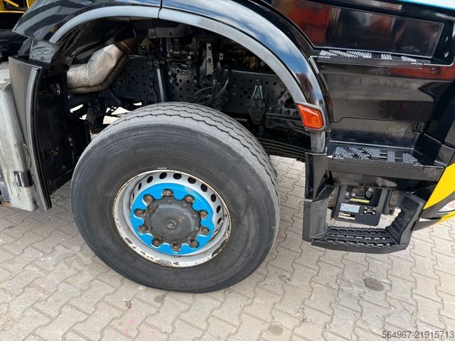 Platvormveok MERCEDES-BENZ 2751 Arocs Pritsche + Kran Retarder Motorschaden