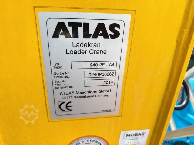 Platvormveok MERCEDES-BENZ 2751 Arocs Pritsche + Kran Retarder Motorschaden