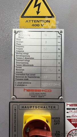 Hydr. Press brake Hesse & Co Ges.m.b.H Hydr. Abkantpresse CNC light 30120