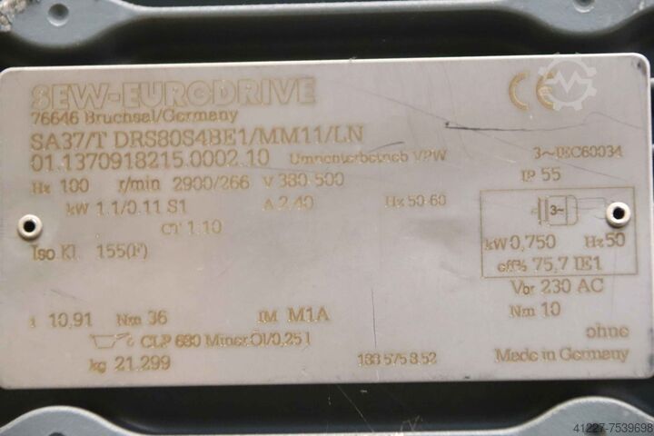 التحكم في تردد الحزام الناقل Transnorm 1100 7290 x 600 mm