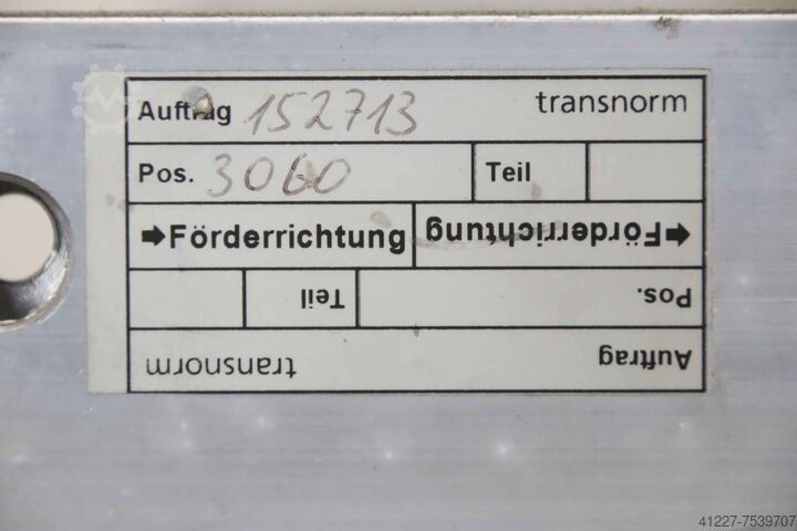 التحكم في تردد الحزام الناقل Transnorm 1100 134000 x 600 mm