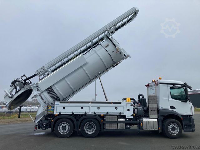 Truk tangki vakum MERCEDES-BENZ AROCS 2546 6x2 / Sauger KRÜGER SSP 14-1 AK