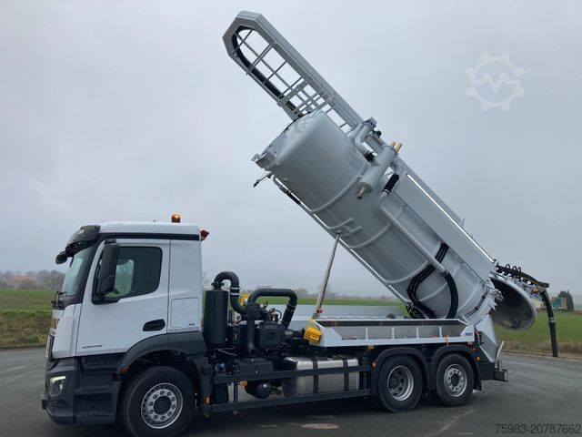 Truk tangki vakum MERCEDES-BENZ AROCS 2546 6x2 / Sauger KRÜGER SSP 14-1 AK