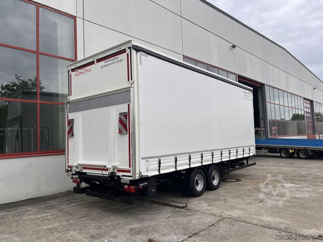 Open aanhangwagen met zeil Möslein TPS 105 D-L  Planenanhänger, Ladebordwand + Durchladbar neuwertig