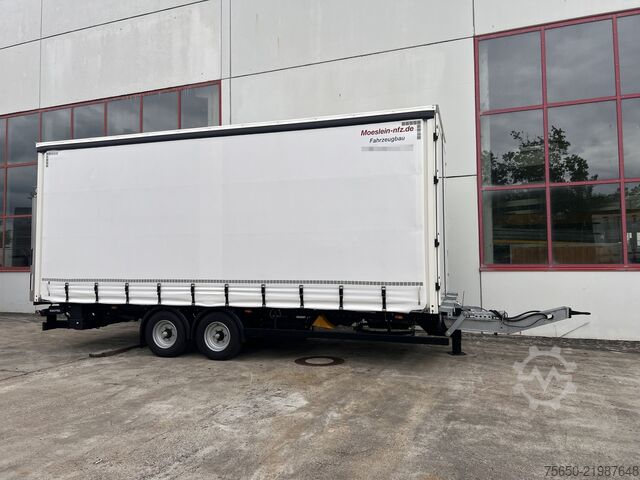 Open aanhangwagen met zeil Möslein TPS 105 D-L  Planenanhänger, Ladebordwand + Durchladbar neuwertig