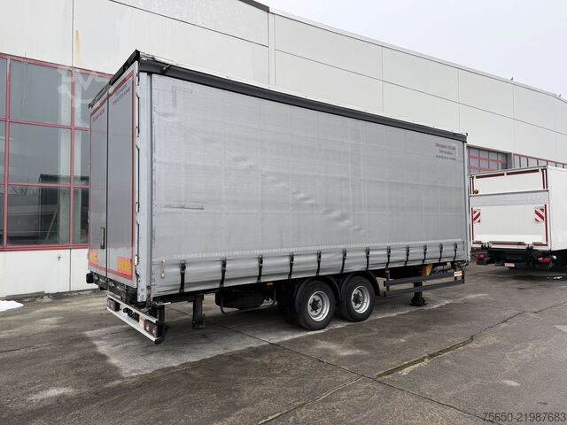 Open aanhangwagen met zeil Möslein TPW 105 D Schwebheim  Tandemplanenanhänger