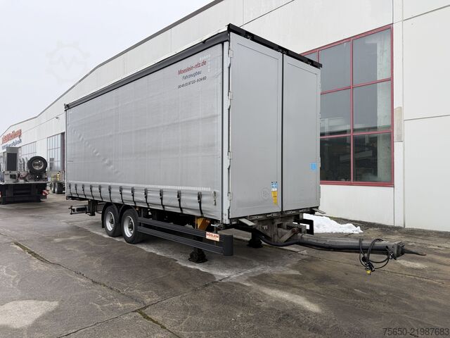 Open aanhangwagen met zeil Möslein TPW 105 D Schwebheim  Tandemplanenanhänger