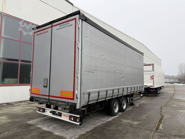 Open aanhangwagen met zeil Möslein TPW 105 D Schwebheim  Tandemplanenanhänger