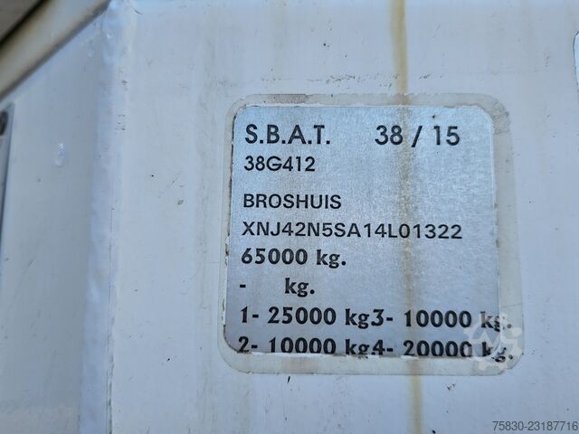  Broshuis 4AOU-16-40 / RADMULDEN / AUSZIEHBAR / 274 cm