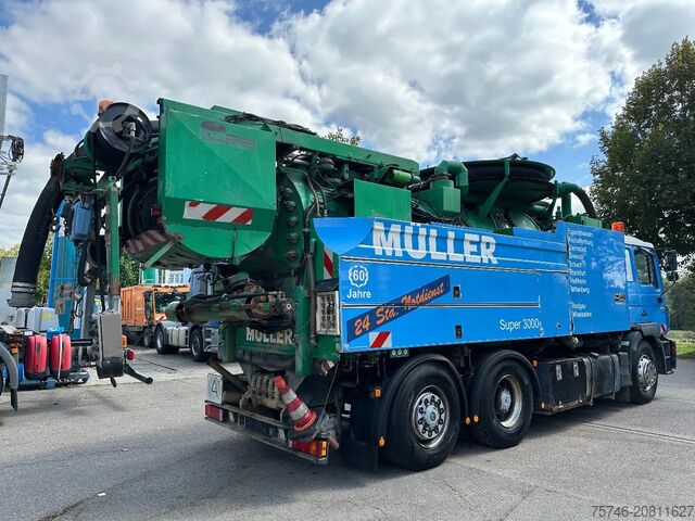 Saugfahrzeug MAN 26.403 F2000 Silent 6x2 Kanalreiniger Saug - un...