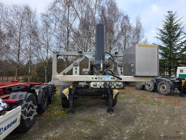 Ημιρυμουλκούμενο εναλλάξιμου αμαξώματος LAG Kipp-Chassis 20", Liftachse,Staukiste Edelstahl