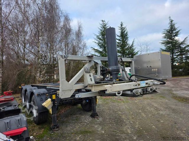 Ημιρυμουλκούμενο εναλλάξιμου αμαξώματος LAG Kipp-Chassis 20", Liftachse,Staukiste Edelstahl