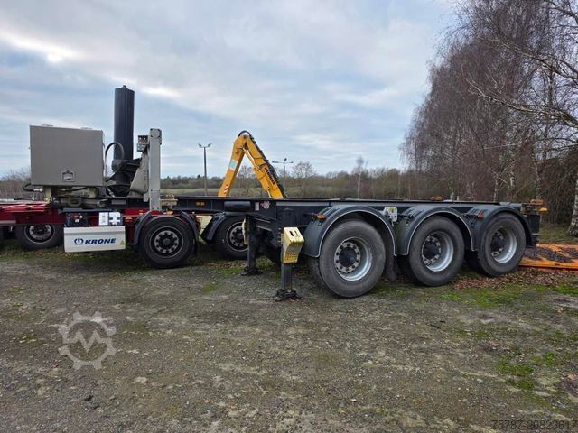 Ημιρυμουλκούμενο εναλλάξιμου αμαξώματος LAG Kipp-Chassis 20", Liftachse,Staukiste Edelstahl