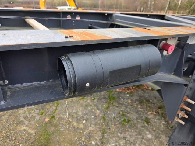 Ημιρυμουλκούμενο εναλλάξιμου αμαξώματος LAG Kipp-Chassis 20", Liftachse,Staukiste Edelstahl