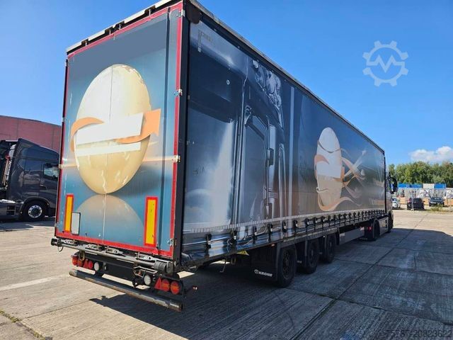 Ανοιχτό ημιρυμουλκούμενο με μουσαμά KRONE Gardine Mega, Anti Eis Dach,2 Liftachse,Hubdach