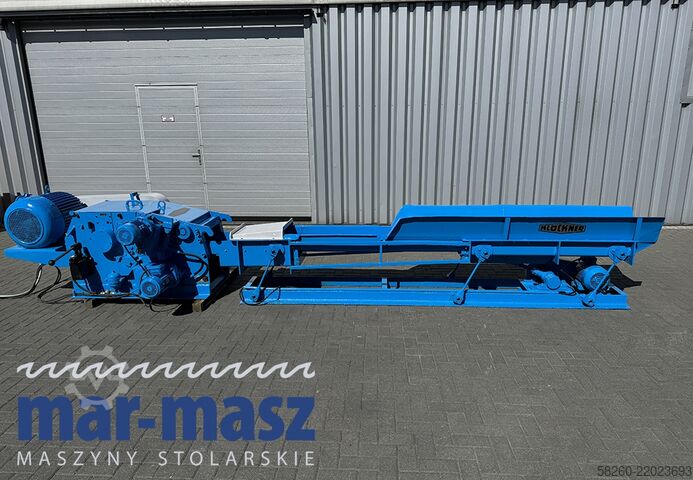 Medienos smulkintuvas Smulkintuvas Klöckner 120x400