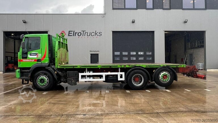 Flatbed Iveco Eurotrakker 260 E 43 (BOITE MANUELLE / 6X2 / LA...