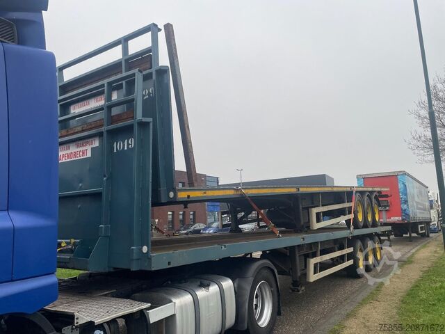 Plataforma remolque Haan OPL 45 Heavy Duty / Rungen-Potholes /BPW / 2x L...