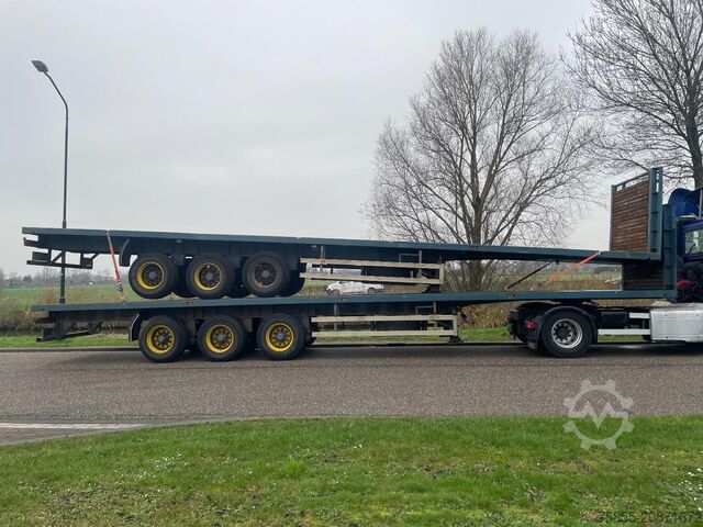 Platte bak Haan OPL 45 Heavy Duty / Rungen-Potholes /BPW / 2x L...