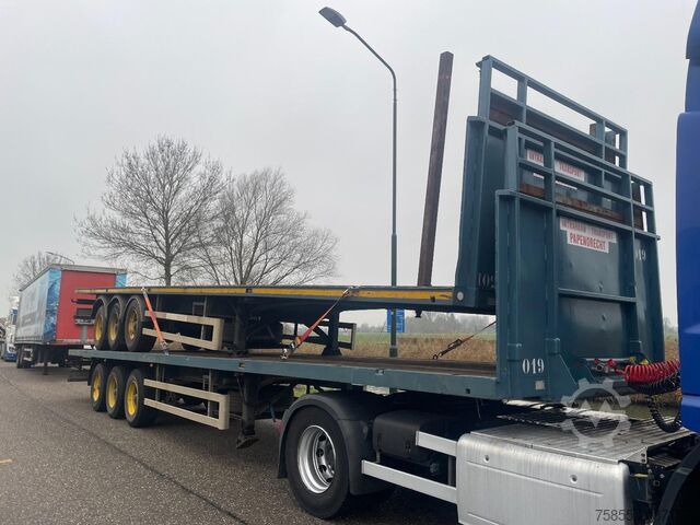 Platte bak Haan OPL 45 Heavy Duty / Rungen-Potholes /BPW / 2x L...